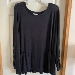 Terra & Sky Peplum Tunic 3X